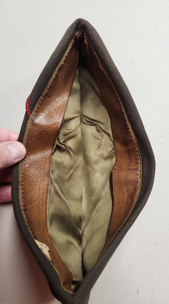 Vintage US EM ARTILLERY Piped Garrison - Overseas Cap #32