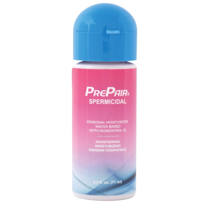 PrePair Spermicidal Lubricant 2.4oz Lube Bottle FORPLAY