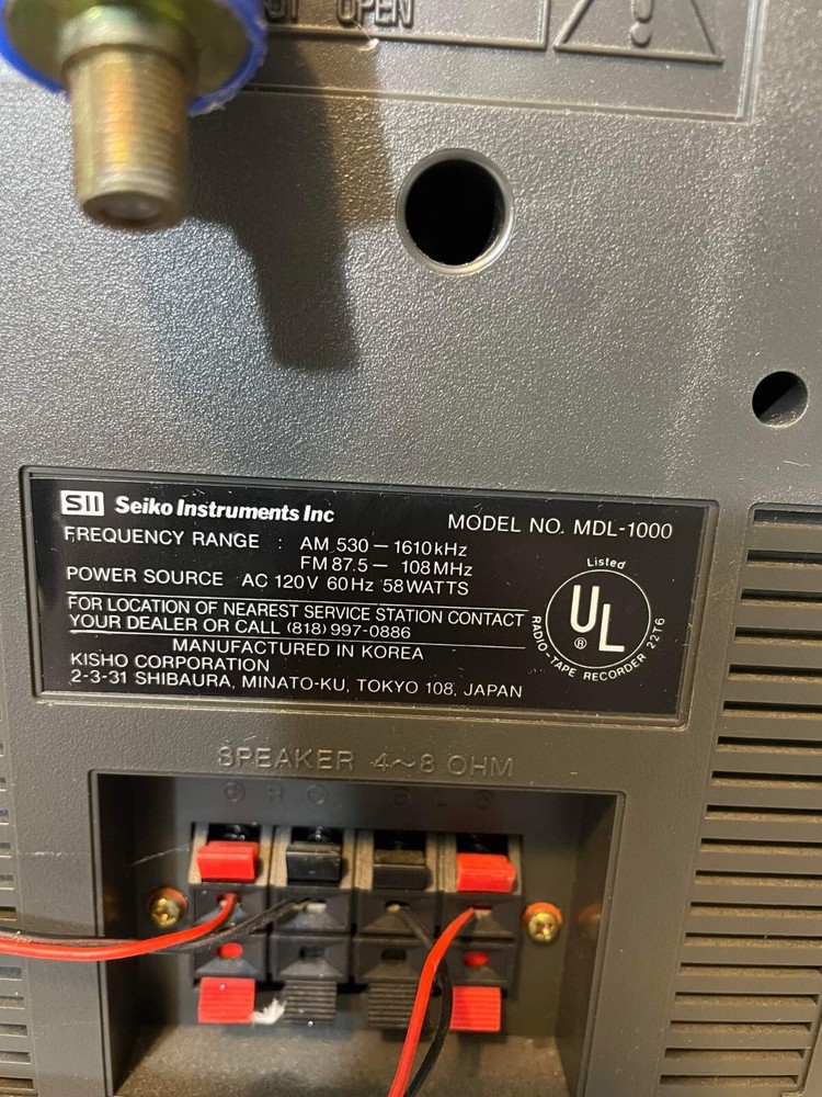 Seiko instruments inc model Mdl-1000 ( Read Discription )