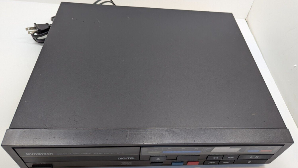 Rare 1986 DynaTech CD-3 Compact Disc Digital Audio CD Player Japan (Working)