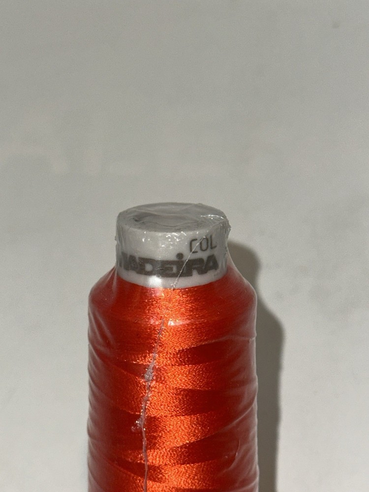 MADEIRA (10 PACK) Polyneon #40 Polyester Embroidery Thread 2500m Orange 1987