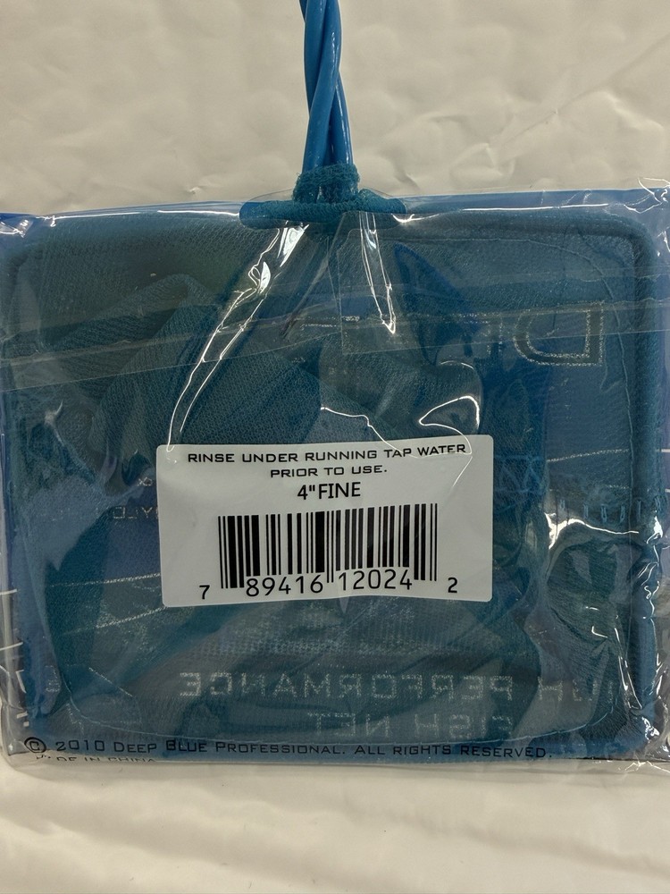 Deep Blue Professional Fish Net 4” x 3” Fine