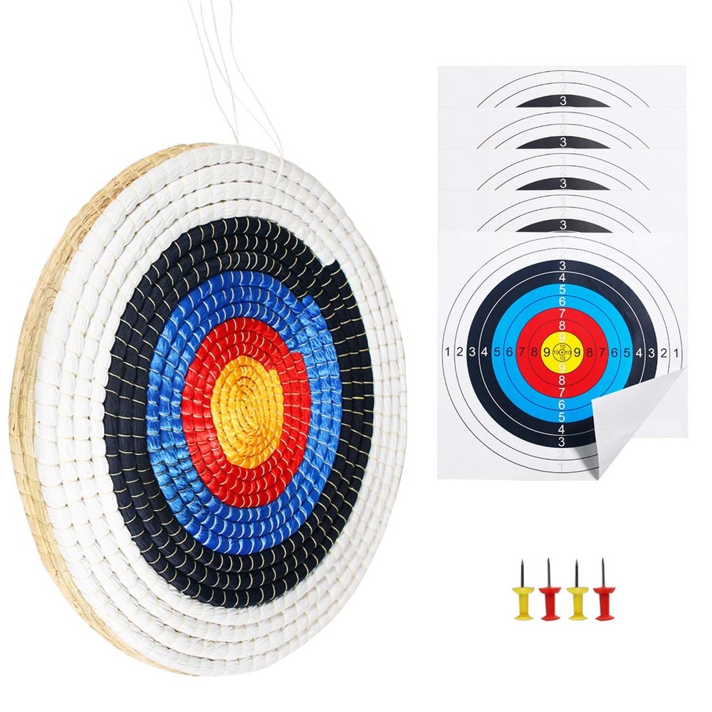 Traditional Solid Straw Round 3 Laryes Hand-Made Archery Target Face for Recurve
