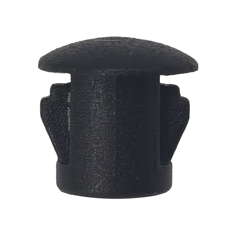 100 Pcs 1/4 Inch Plastic Hole Plugs Flush Type Hole Plug Snap In End Cap