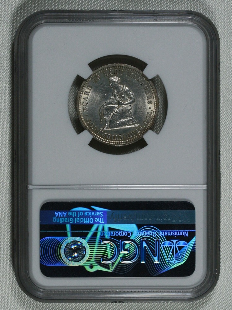 1893 .25 Isabella Commemorative. NGC Uncirculated