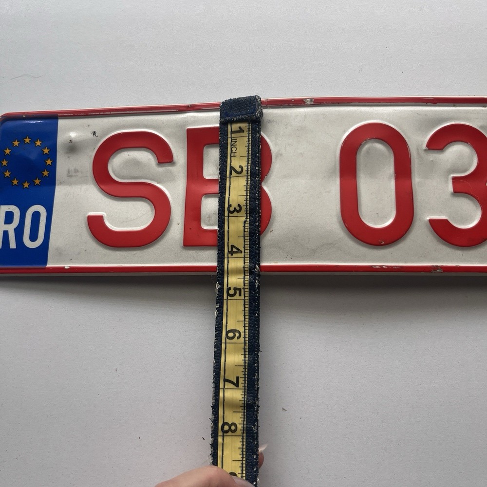 ROMANIA LICENSE PLATE