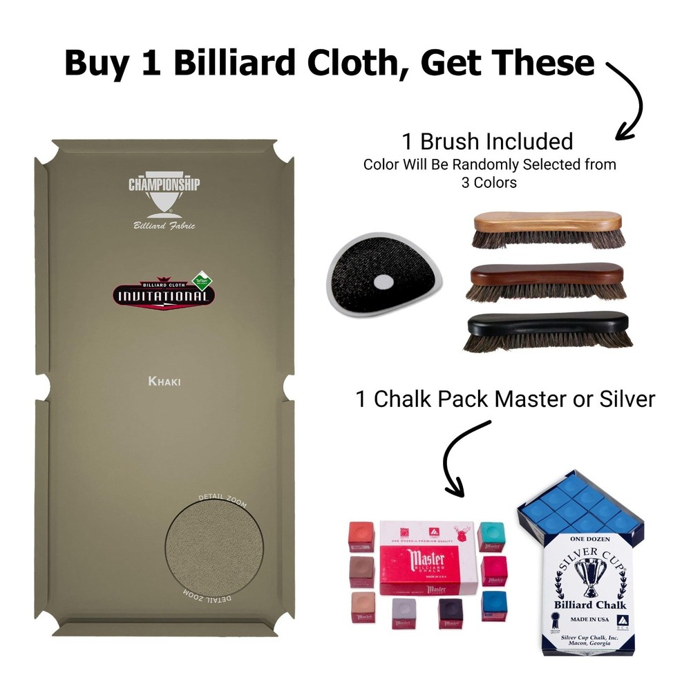 Championship Invitational Pool Table Felt, Billiard Table Cloth, Pool Table