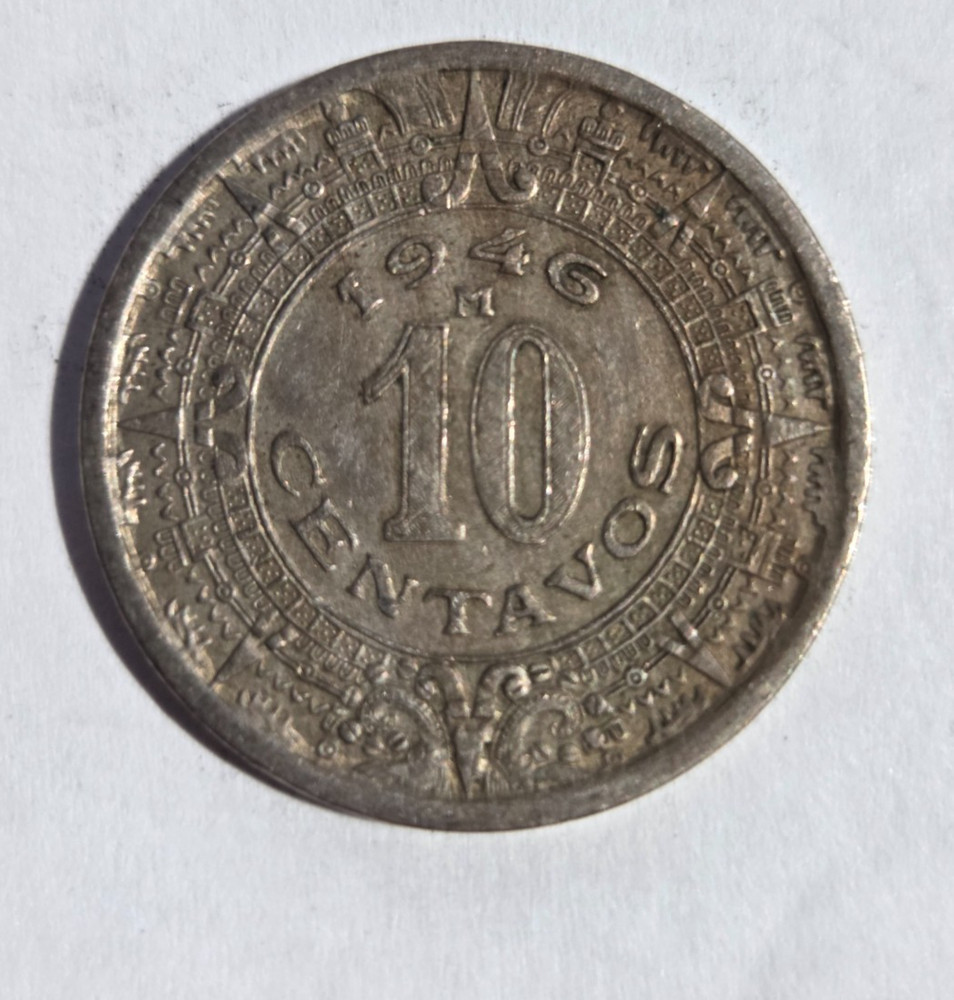 1946 Mexico 10 Centavos