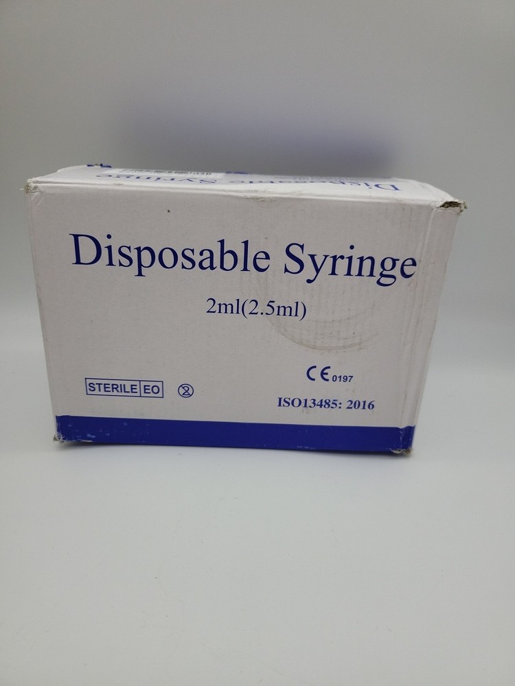 Disposable Syringe 2ml (2.5ml) 100 PCS