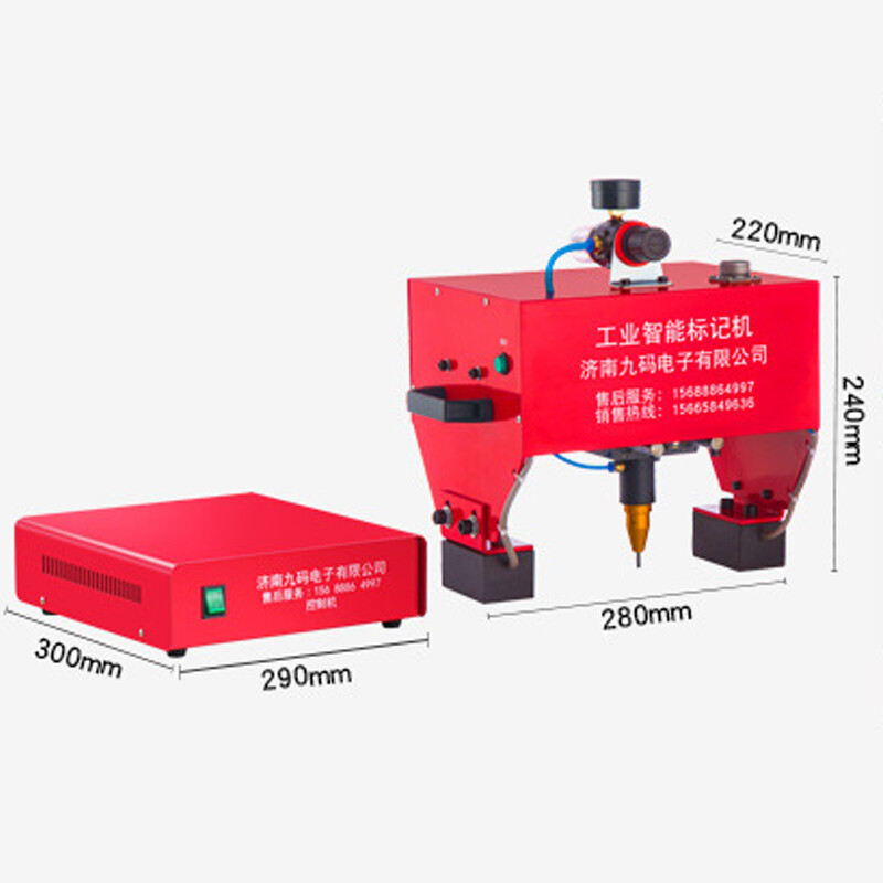 170*110 Pneumatic Dot Peen Marking Machine Vin Code Metal Steel Plate Coding