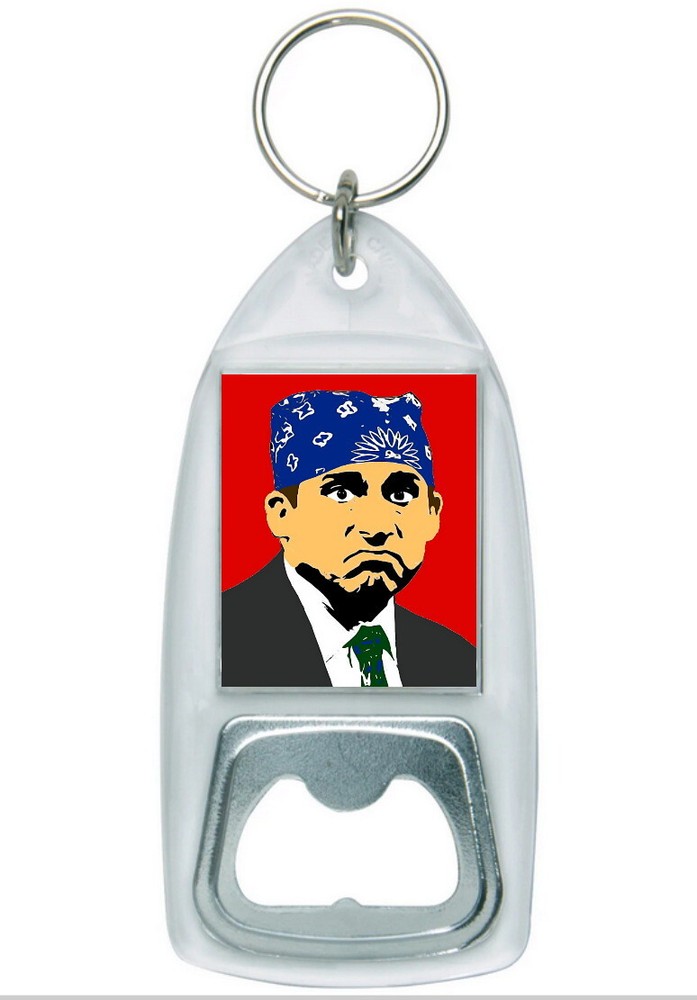 The Office Prison Mike Michael Scott Bottle Opener Clear keyring