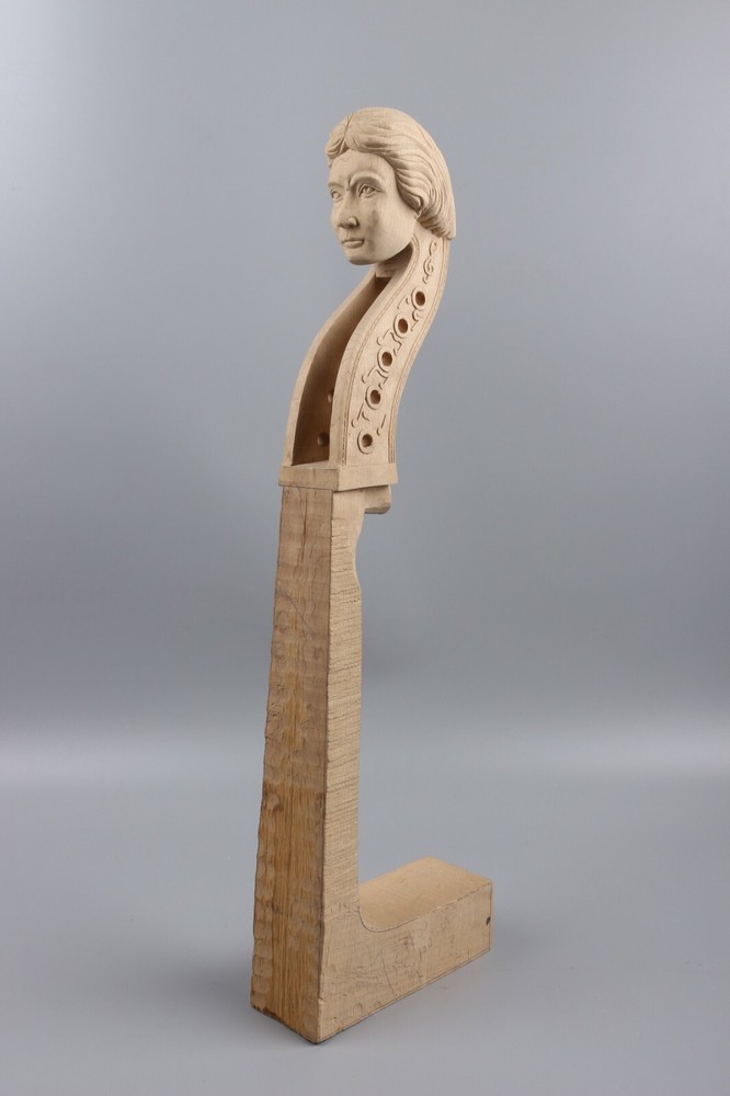 5 String Advanced Maple 4/4 Cello Neck Hand-Carved Cello Head Neck