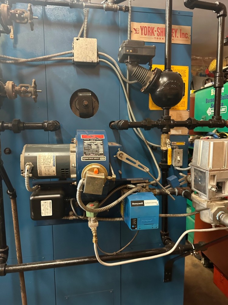 York Shipley 25 HP Vertical Boiler