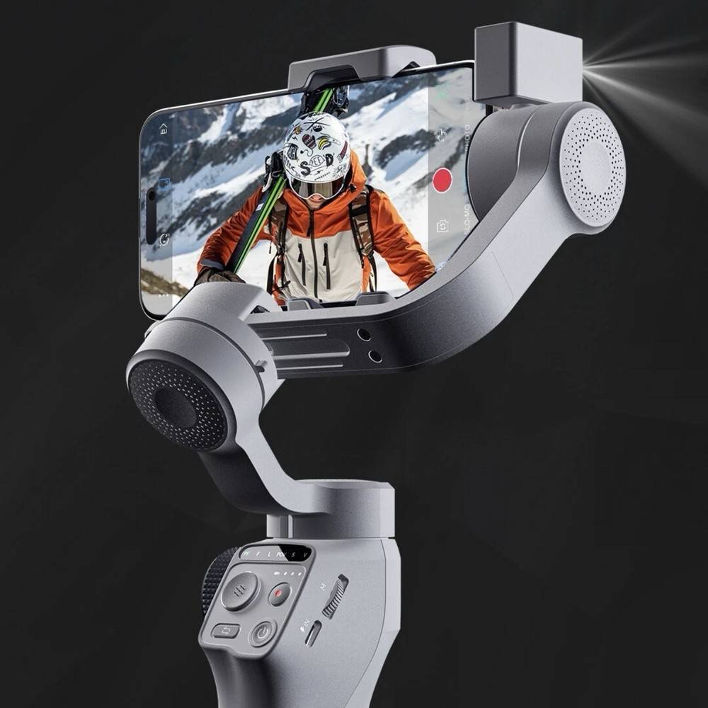 TOALLIN 3-Axis Smartphone Gimbal Stabilizer with AI Tracking for iPhone/Android