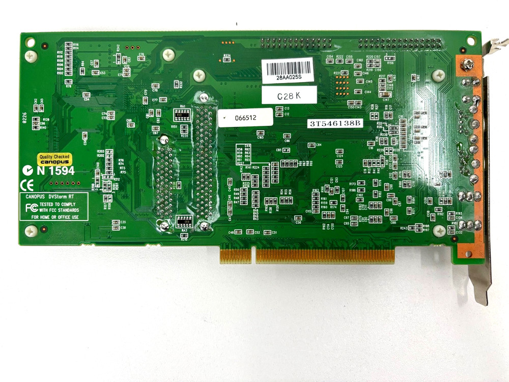 Canopus DVStorm RT K12-PC-112 w/ Encoder U03-AB-101 DVStorm-RT Codec T04-AB-009