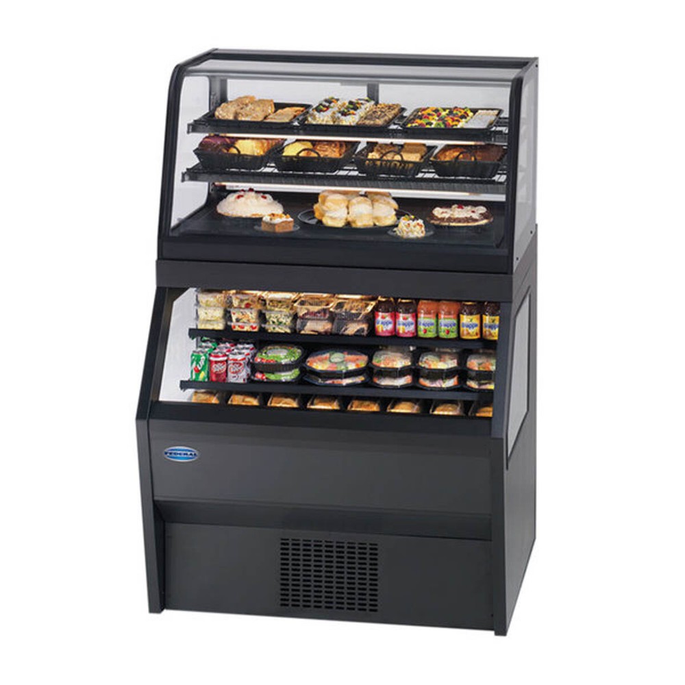 Federal Industries CD4828/RSS4SC 48" Dual Service Dual Temperature Merchandiser