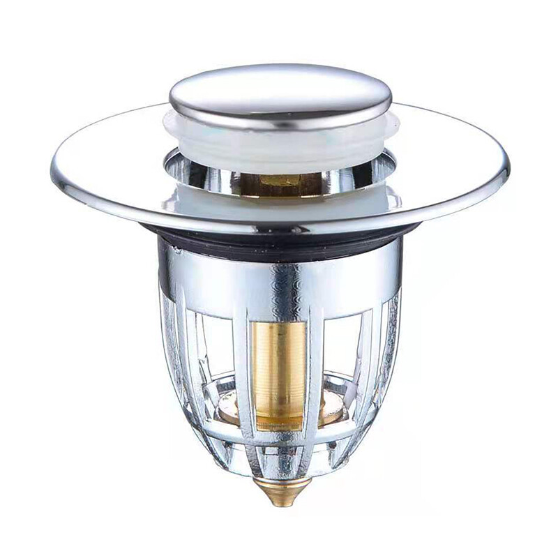 Universal Bathroom Sink Stopper Pop-Up Drain Filter Wash Basin Core Bounce❥