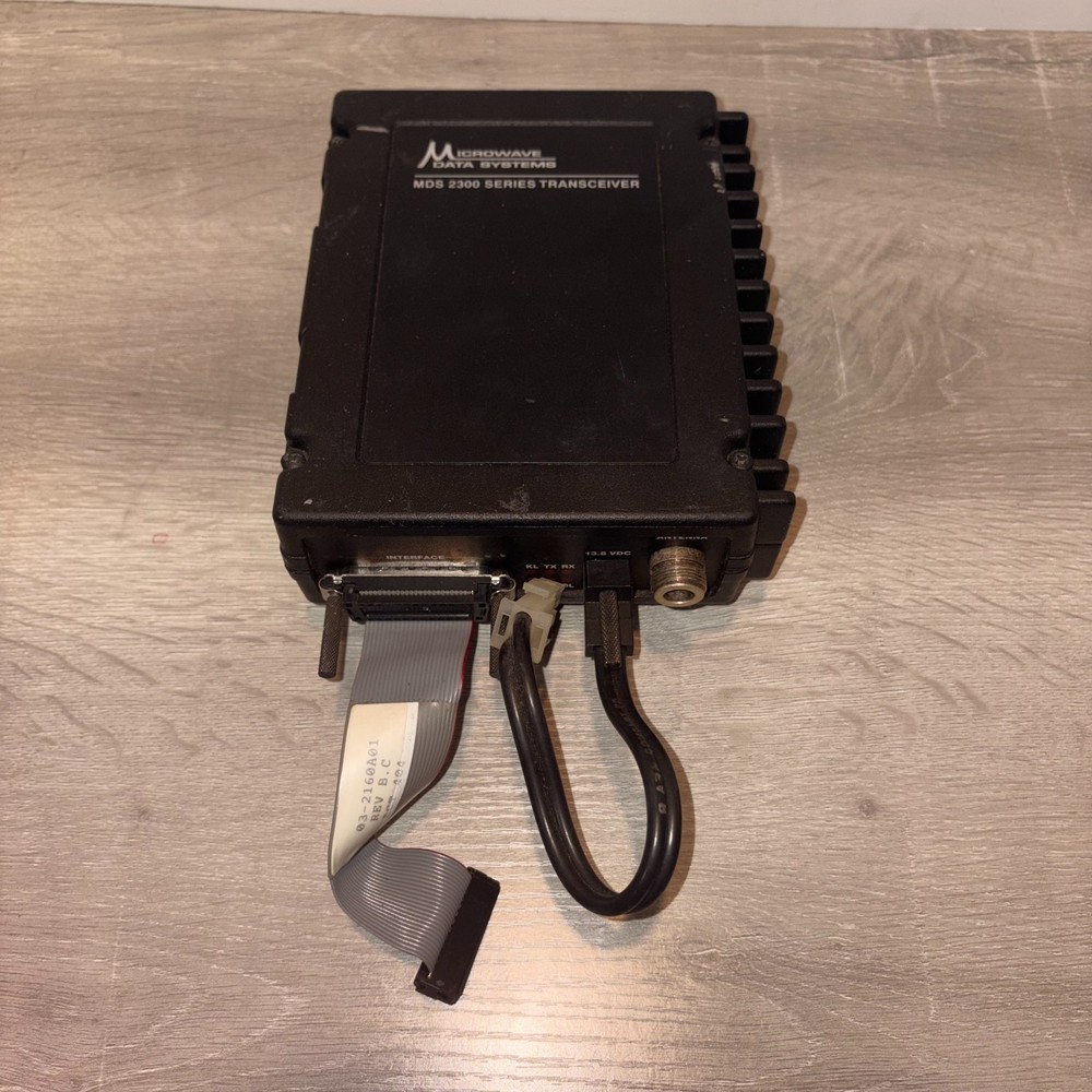 Microwave Data Systems MDS 2300 2310 Series Transceiver 13.8 VDC Black