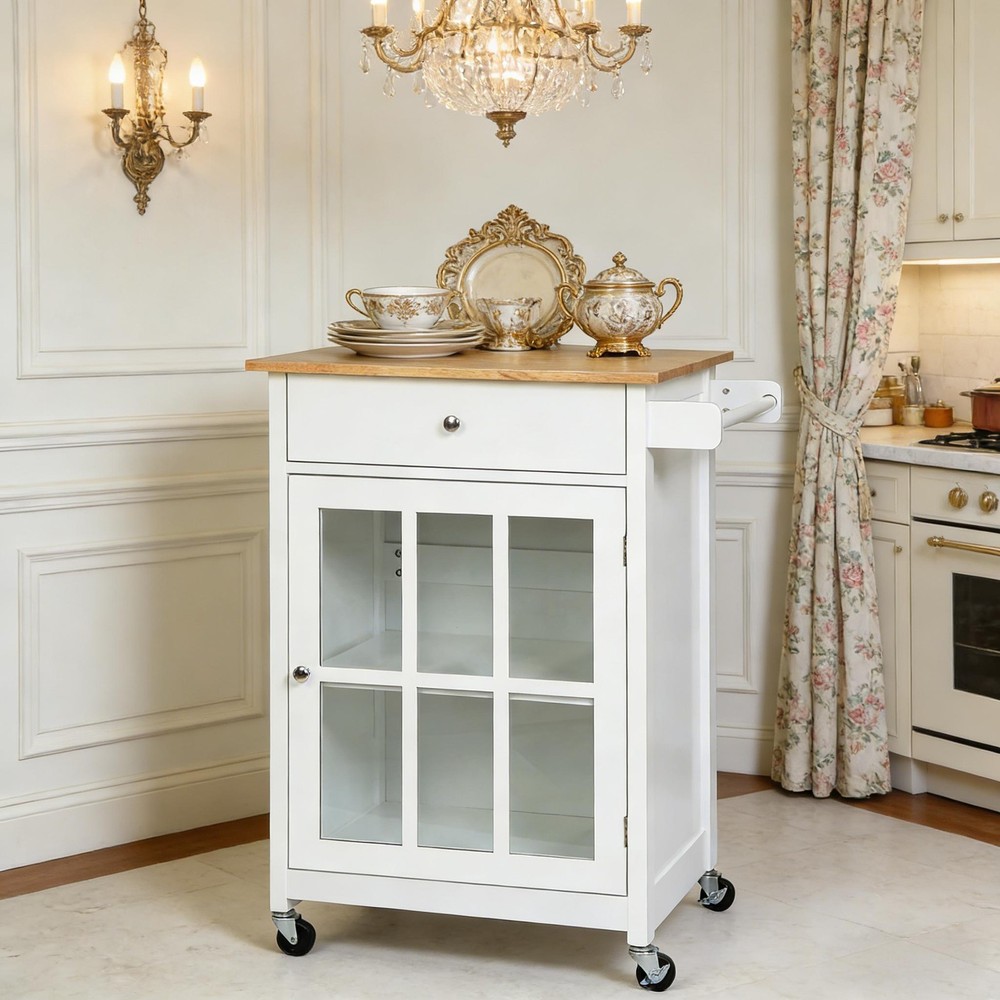 Mobile Kitchen Island,Portable Kitchen Cart