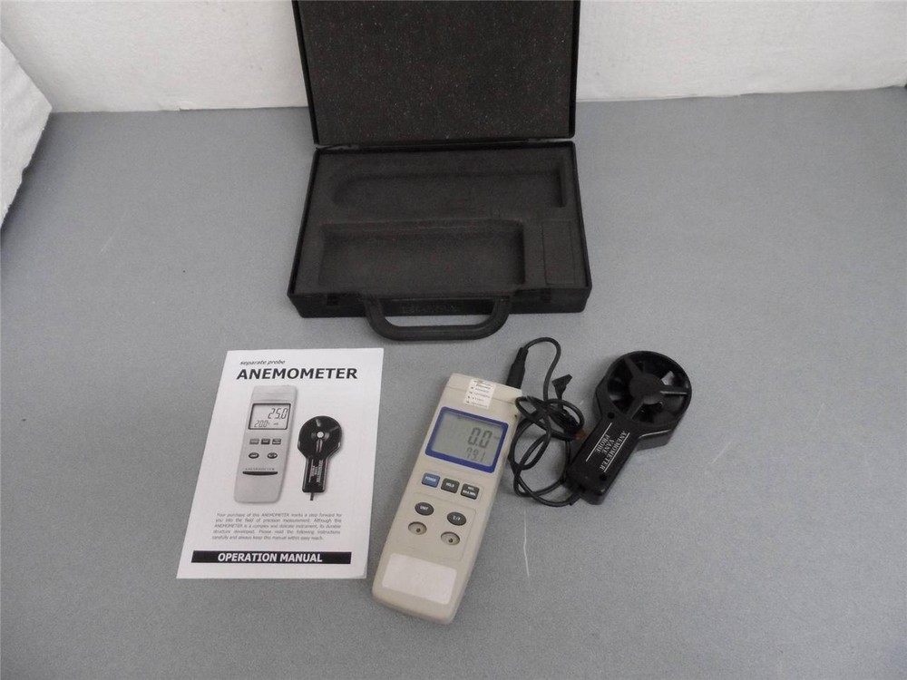 Anemometer Separate Probe model YK-80AP Type W/Case