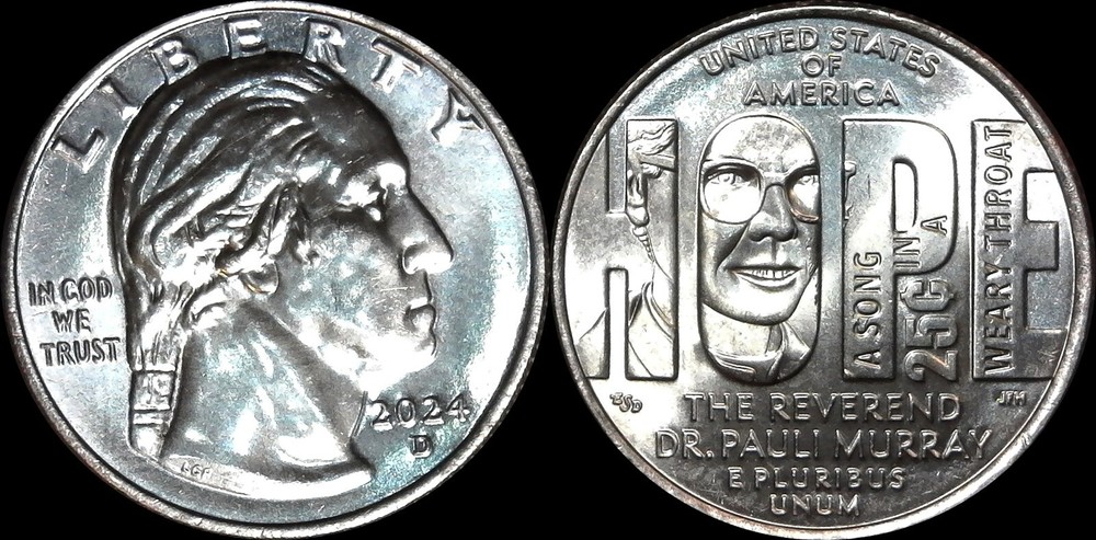 2024 D Rev. Dr. Pauli Murray American Women's Quarter Program