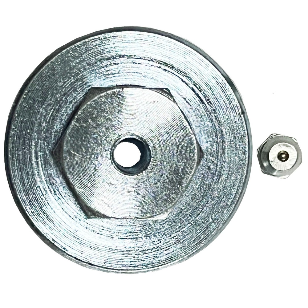 1-1/2'' Diameter Greasing Cap Threaded With Zerk Fitting