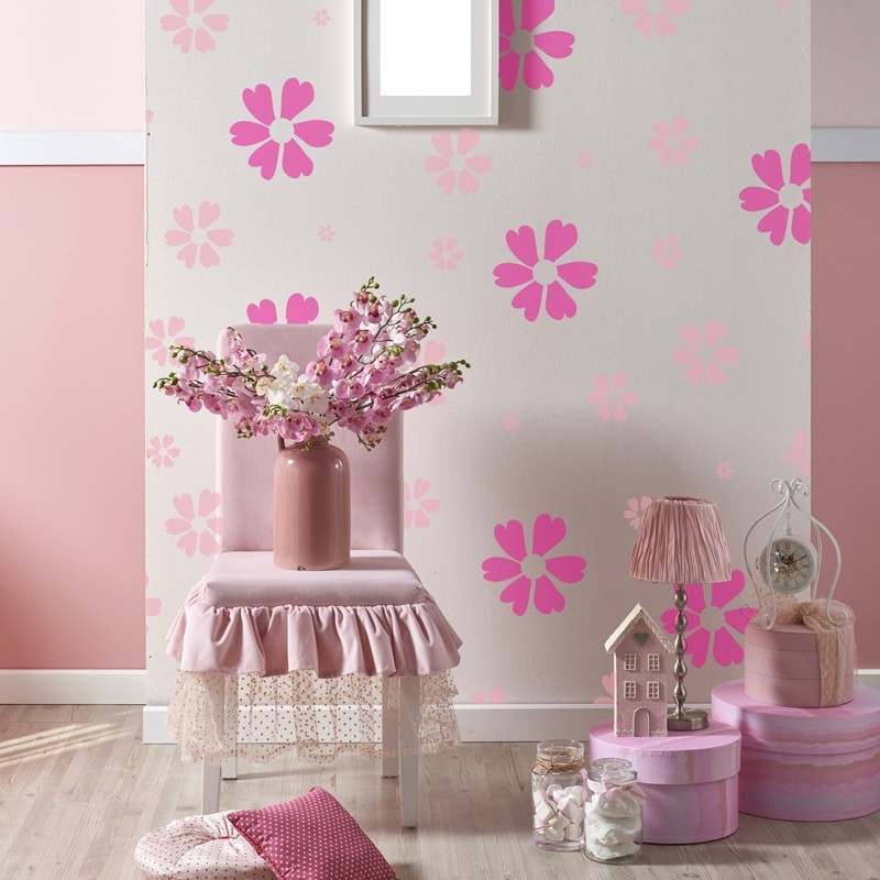 KIDS Reusable Plastic Stencils (5 pcs) // FLOWER #2