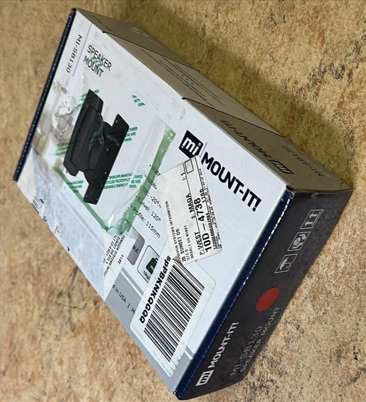 Mount-It! MI-SB130 Heavy-Duty Speaker Wall Mount