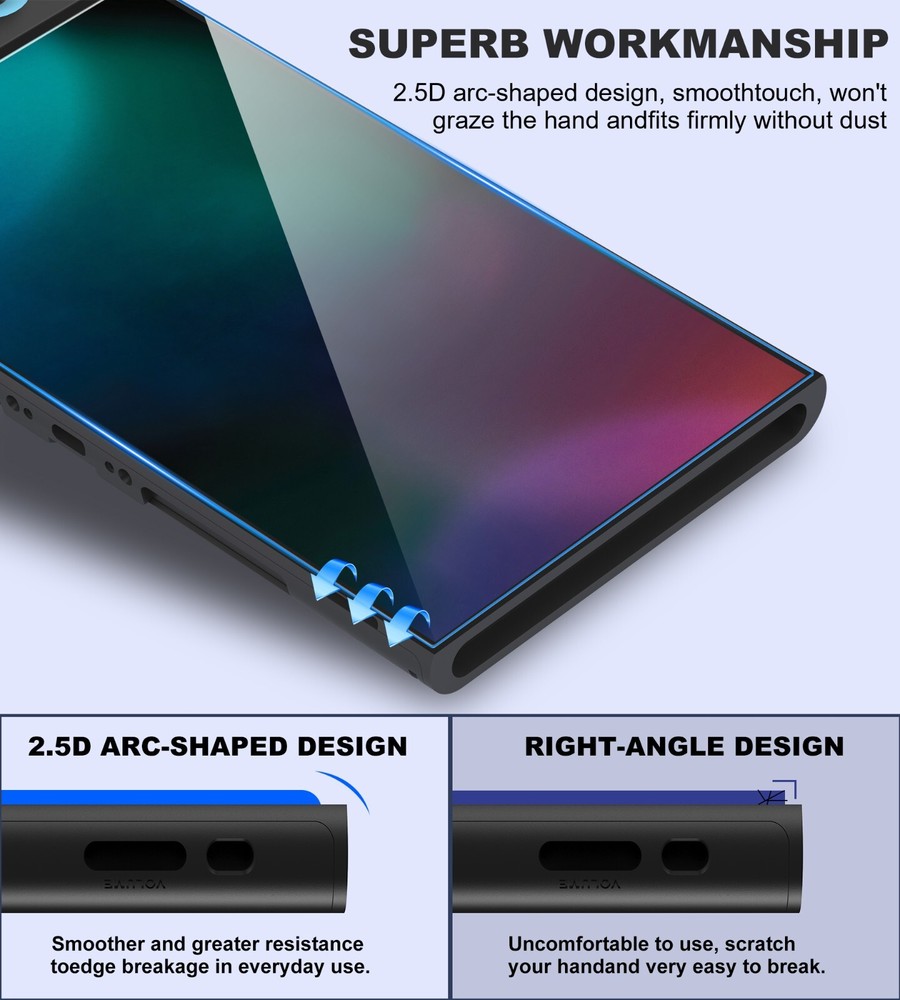 HD Clear Screen Protector Tempered Glass For Nintendo Switch 2 (2025) Console