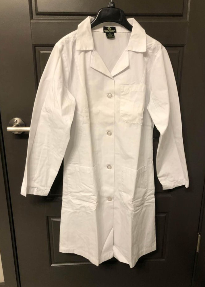 Natural Uniforms Unisex Lab Coat Size XSmall