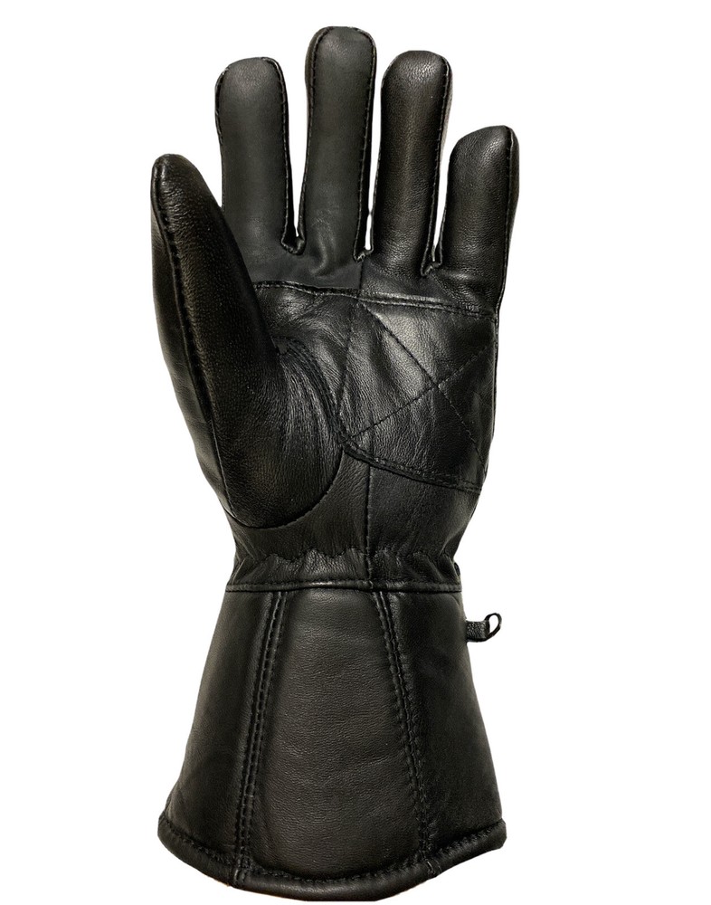 Motorcycle leather Premium gloves Winter Biker Sheep Gauntlet Thinsulate