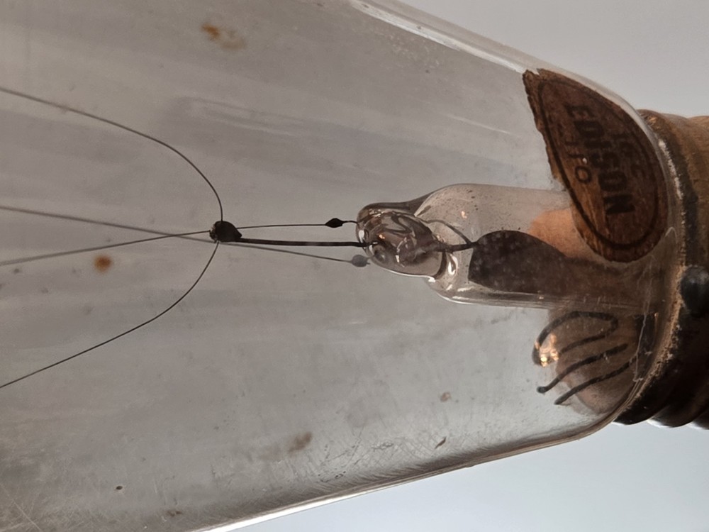 Antique Edison light bulb. Untested.