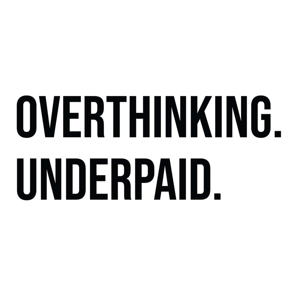 Handmade Coaster: Overthinking, Underpaid, and Over It