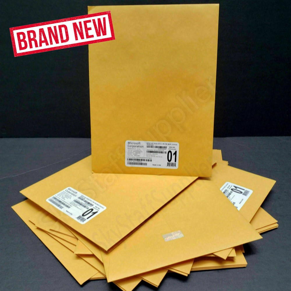 Windows Server 2025 STANDARD 16 CORE License Key +10 ACCESS CALs NEW RETAIL PACK