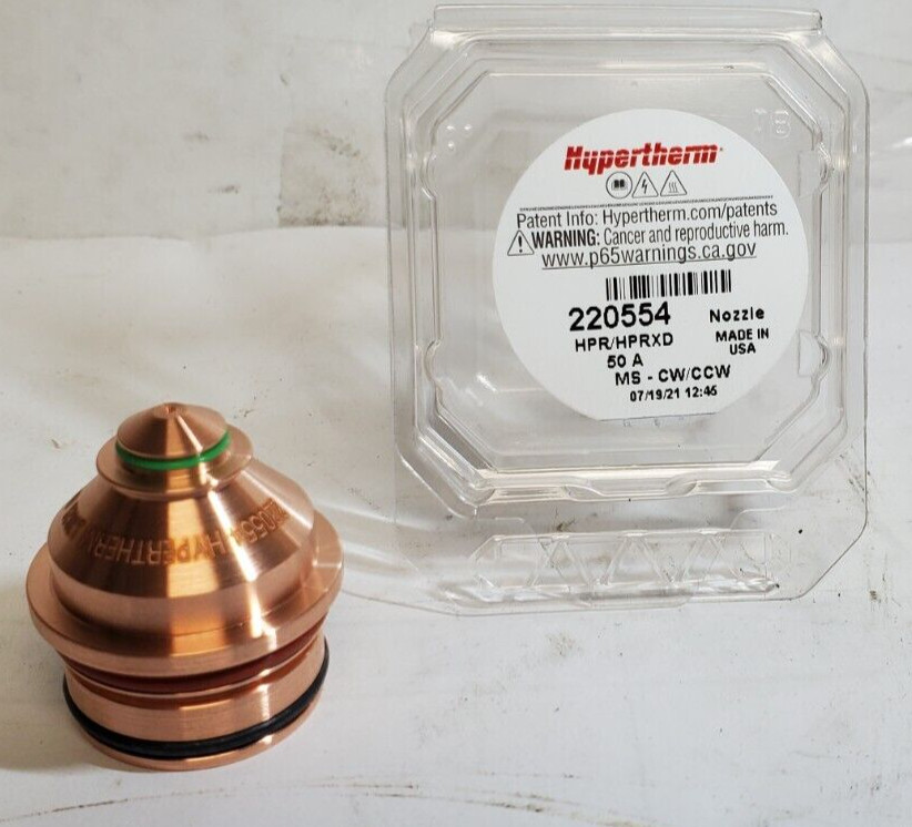 HYPERTHERM 50AMP NOZZLE FOR USE WITH HPR260 #220554