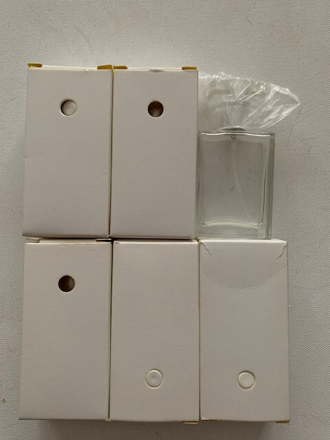 30ml/1 oz Glass Perfume Refillable Atomizer Spray Bottles With Cap (6 pk)*READ*
