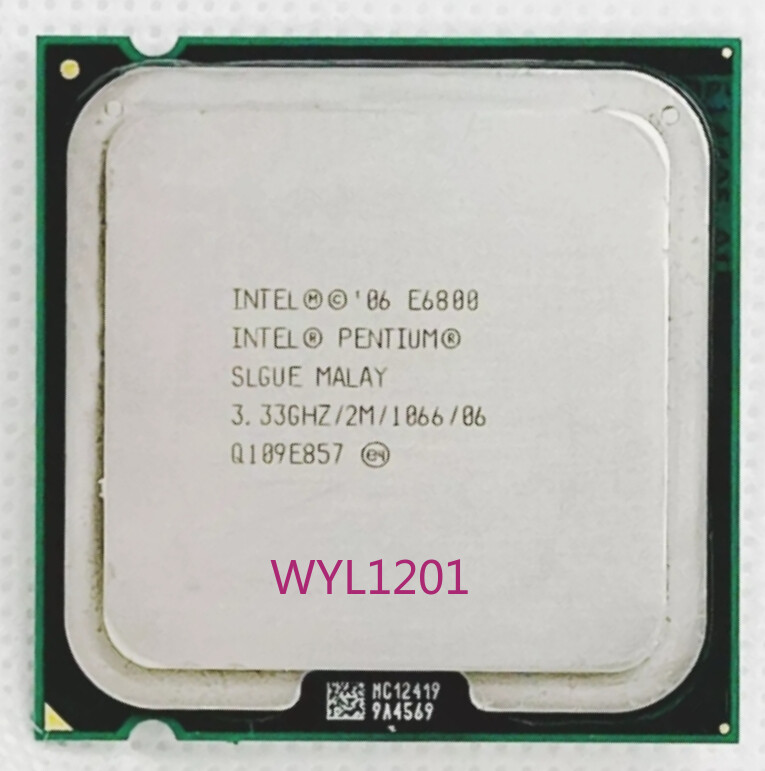 Intel Pentium Dual Core E6800 CPU Processor 3.33 GHz 2M LGA775 SLGUE