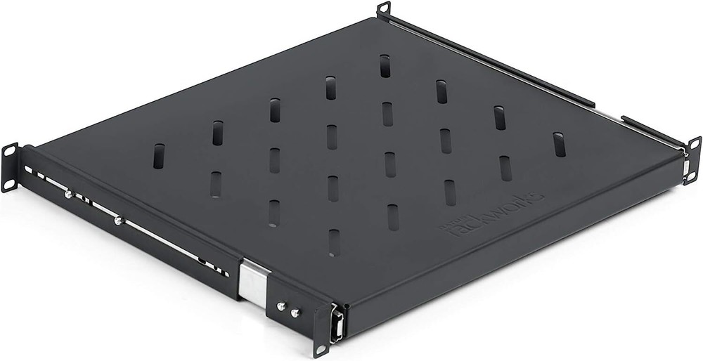 Gator Rackworks Rack Mount Sliding Accessory Shelf; 1U Size - 14.8" Deep