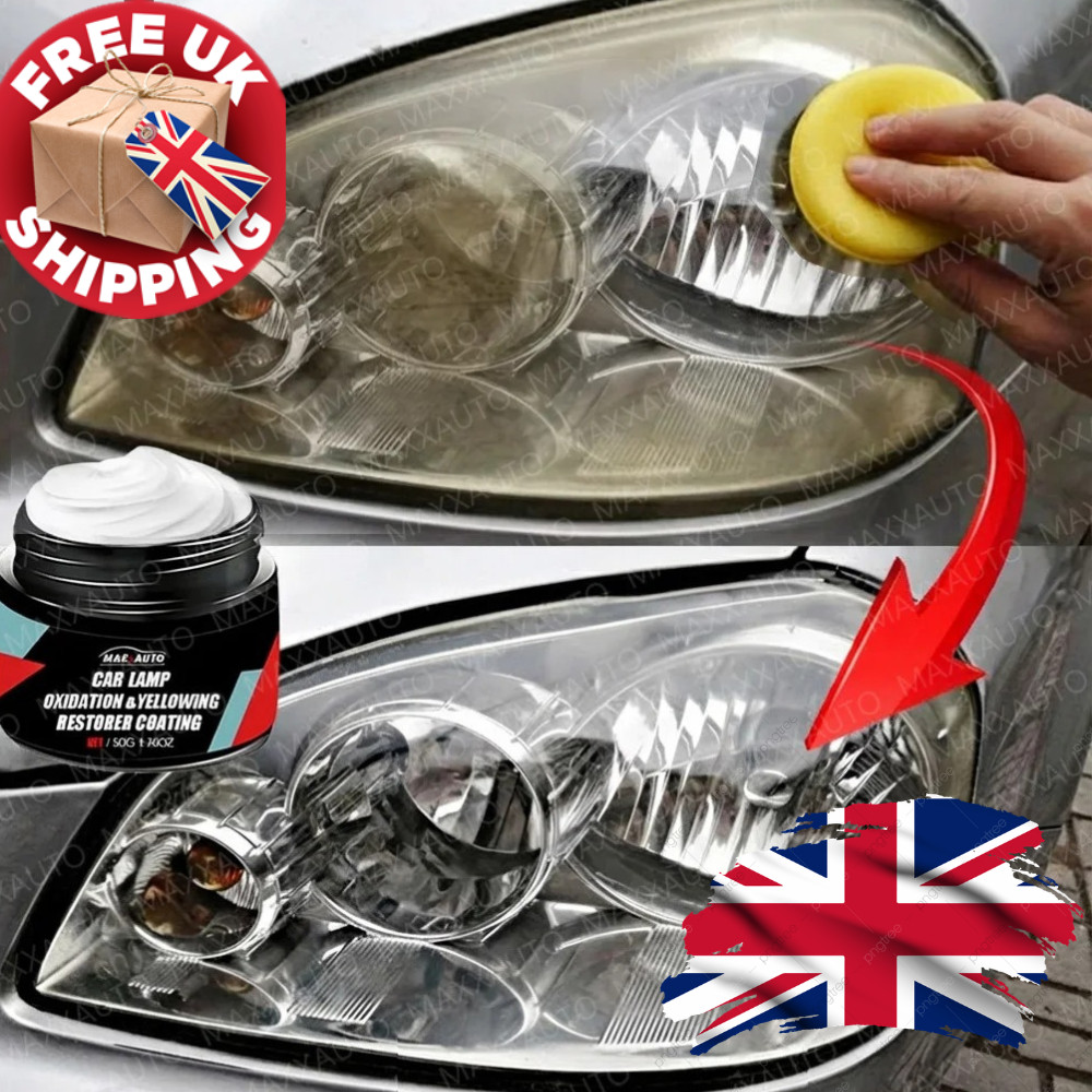 Car Headlight Restoration Kit Scratch Remover