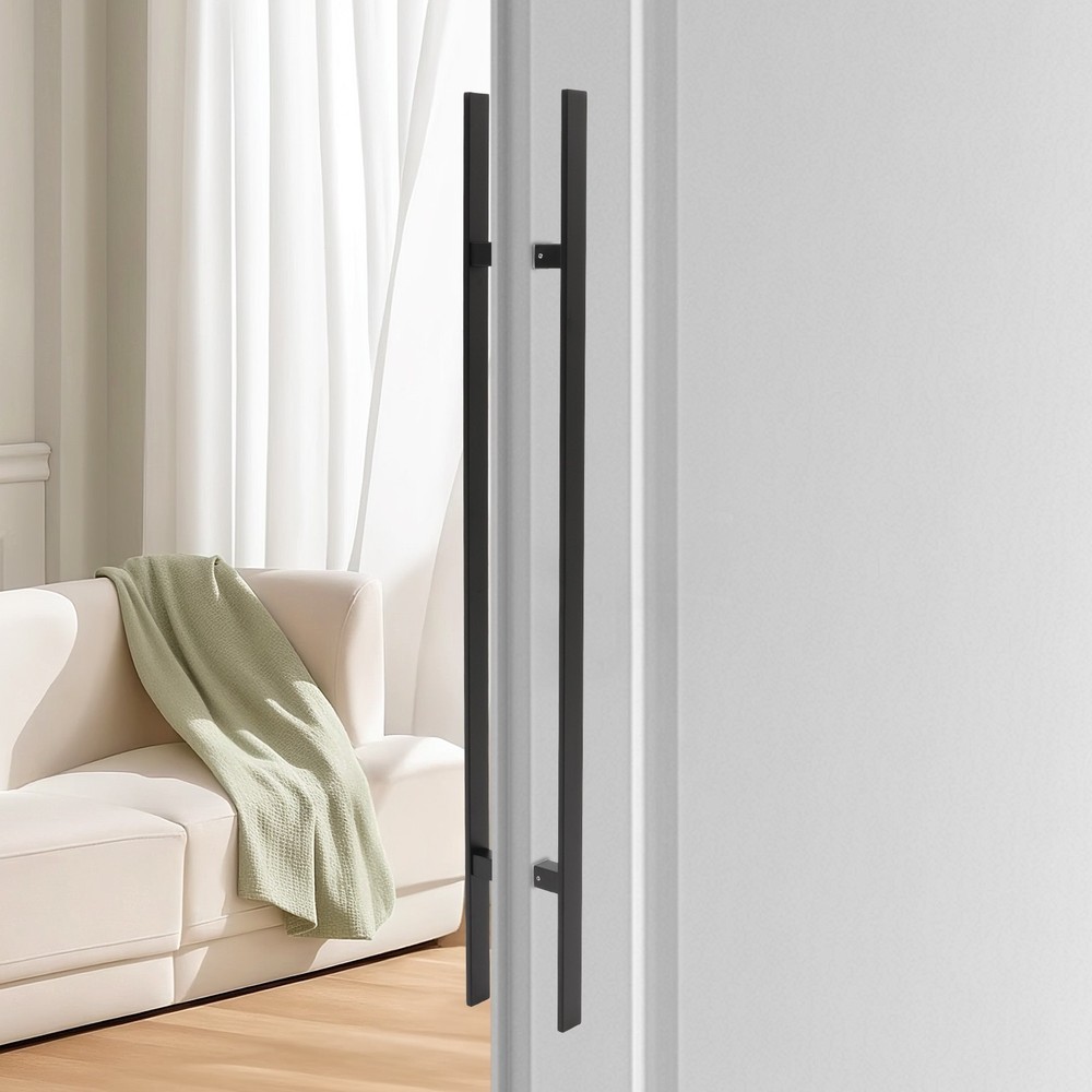 304 Stainless Steel Double Sided Pull Door Handle, H-shaped Door Pull Handle