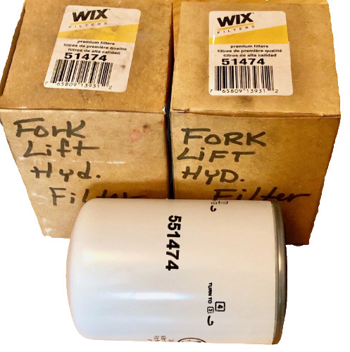 WIX 51474 Heavy Duty Hydraulic Transmission Filter 20 Micron Spin-On {NOS} 2PC