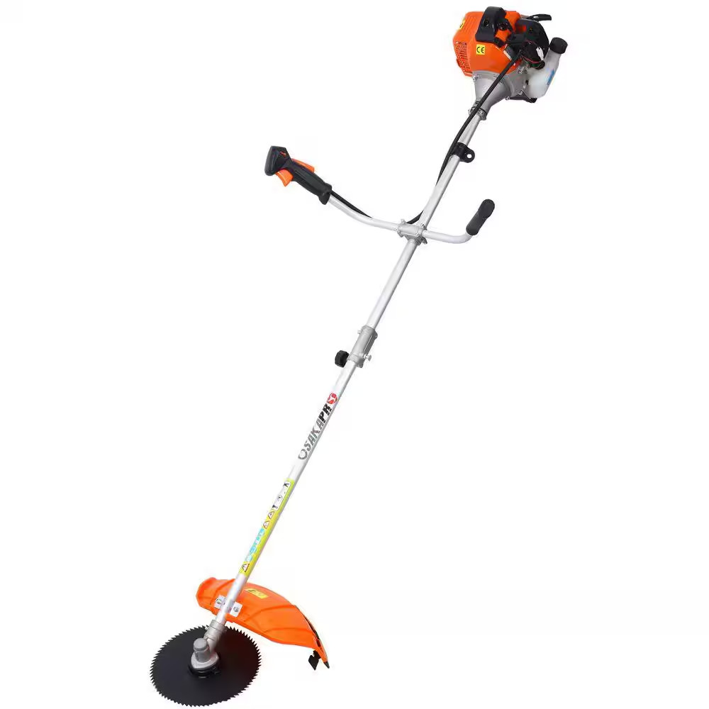 Orange 52Cc Weed Wacker Gas Powered, 6 in 1 Multifunction, String Trimmer, 8 Inc