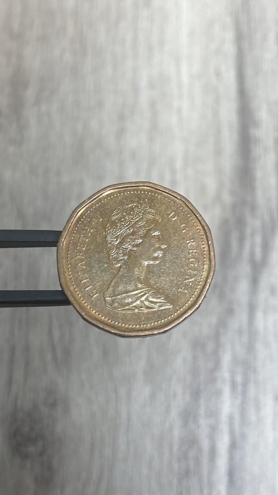 Canadian One Cent 1989 Elizabeth II Coin