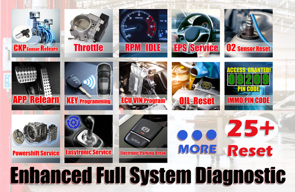 INJECTRONIC CJ4R OBD2 All System Diagnostics Oscilloscope 40+ service functions