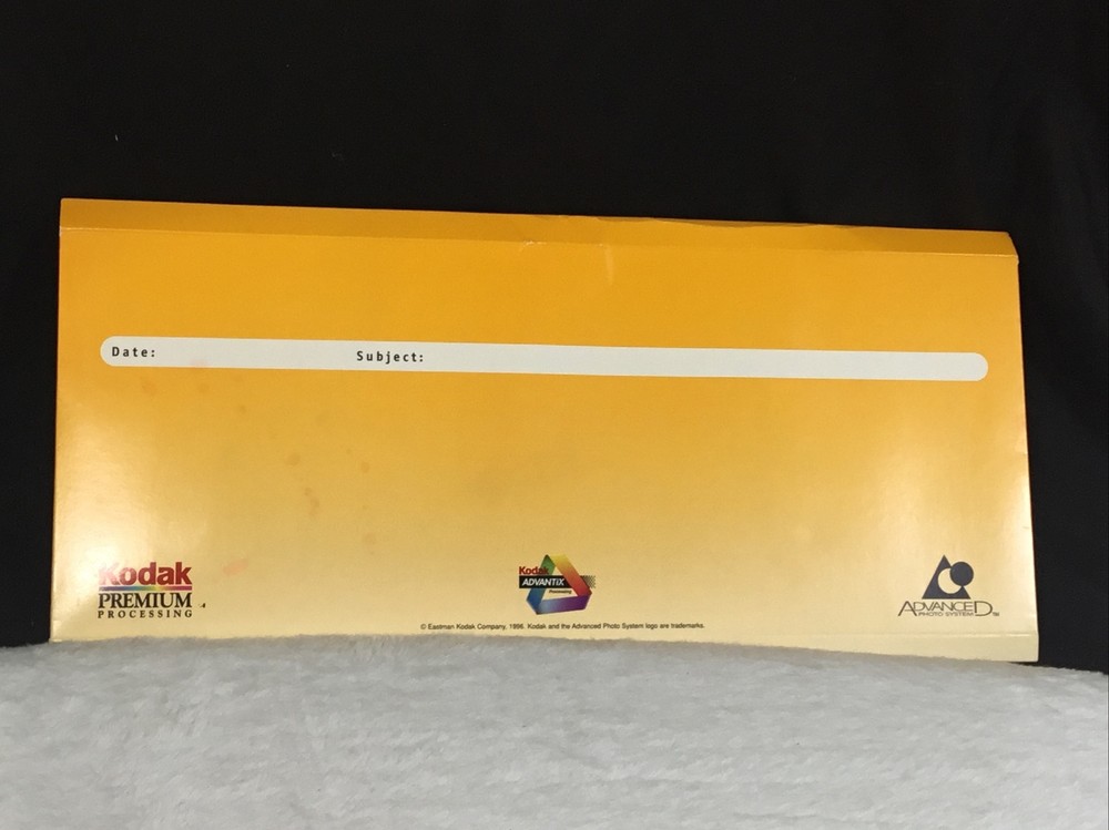 Eastman Kodak Advantix Processing Convention Giveaway Brochure +Sample Cassette