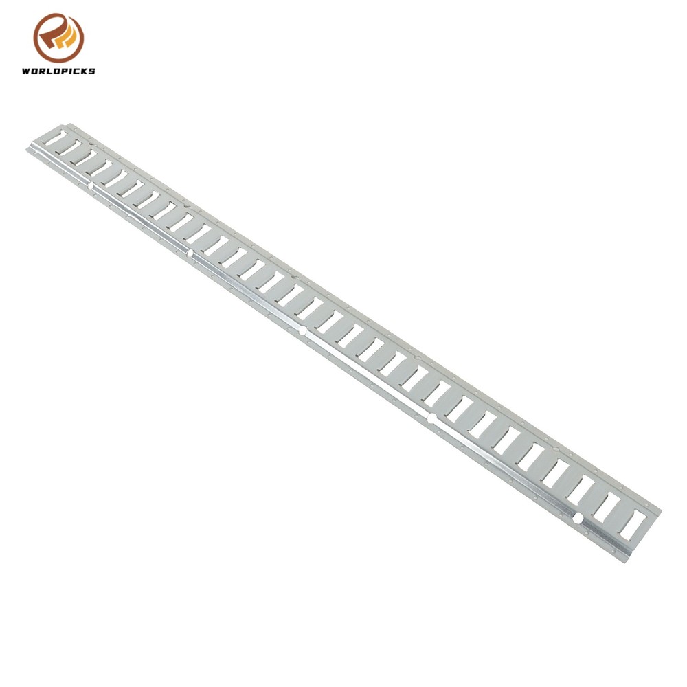 16 Piece 5' Galvanized E Track Rail Set Silver Finish Fit For Trailers And Vans