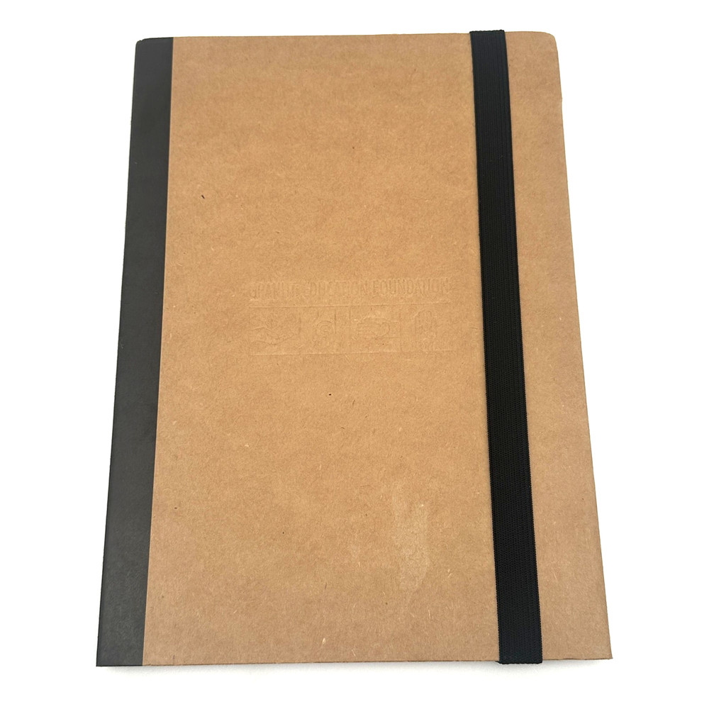 Granite Education Foundation Eco Notebook with Elastic Band Refillable Lined Pad