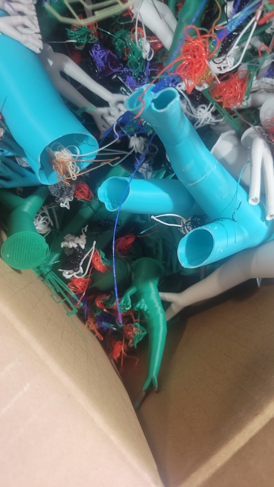 7lb Net Weight Of PLA Plastic Scrap