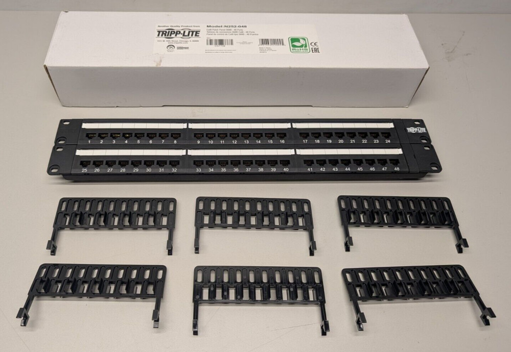 Tripp Lite N252-048 48-Port Cat6 Patch Panel