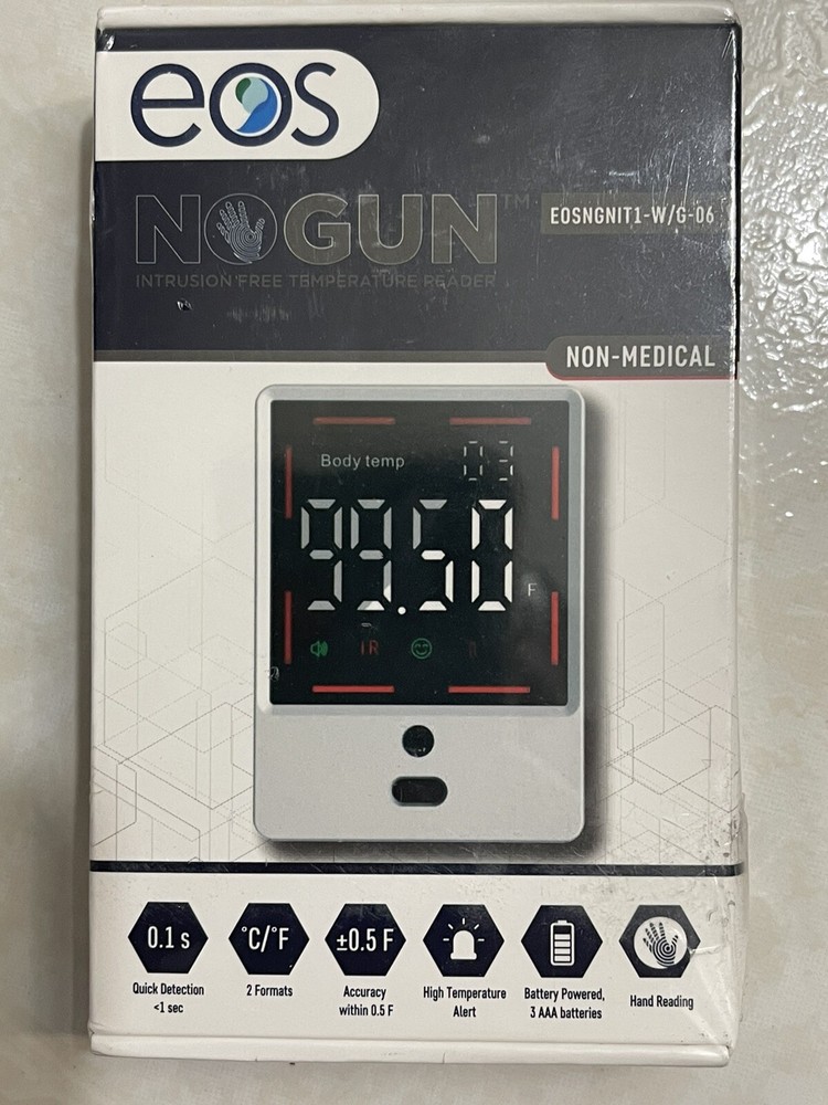 EOS Non Invasive Temperature Reader (Gray) NEW